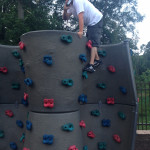 #40 rock climbing wall