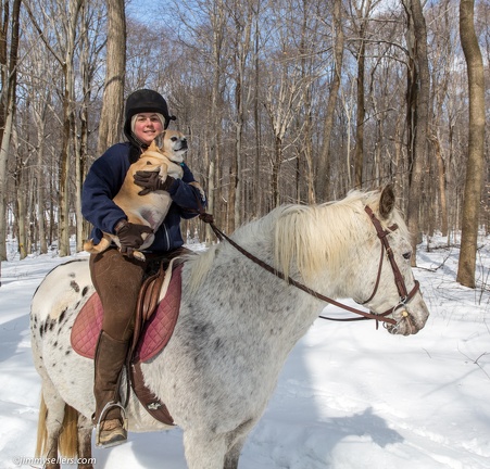 2015-03-08-Tanya-horses-dogs-woods-snow-8